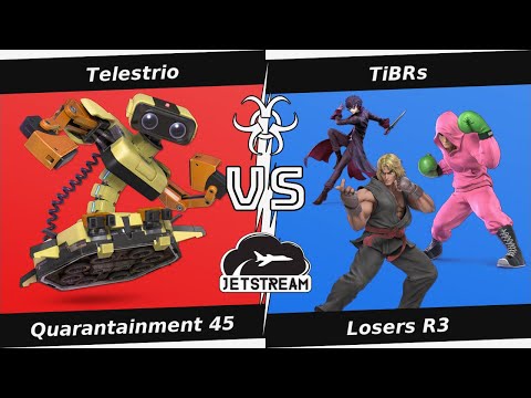 Quarantainment 45 Losers R3 - Telestrio (ROB) Vs. TiBRs (Little Mac, Ken, Joker) - SSBU