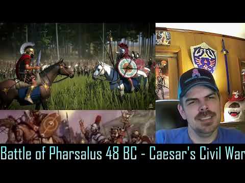 Battle of Pharsalus 48 BC - Caesar's Civil War (Kings and Generals) REACTION