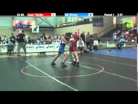 Greco 63 KG Jesse Thielke vs. Nik Weiser