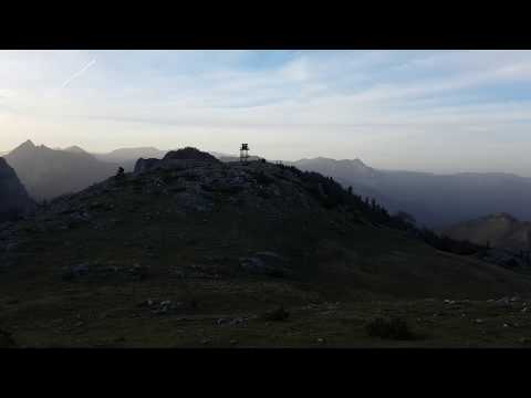 Prijevor Pass Amazing Mountain Sunset Beneath Maglic / Sutjeska National Park Bosnia and Herzegovina