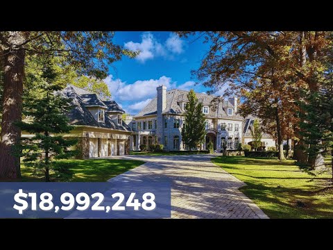 Inside a $19 Million Luxury Traditional Home in Ontario, Canada