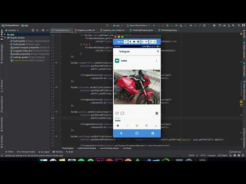 Firebase Android Tutorial 33 Instagram Like App using Firebase Part 25 Post Detail Fragment