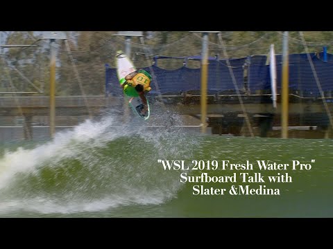 WSL 2019 Fresh Water Pro Surfboard Talk with Slater, Medina, and Colapinto Bros Ep. 1