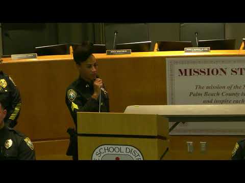 Palm Beach County School Police Swear-In/Promotion Ceremony