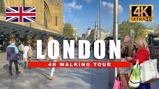 🇬🇧 London Neighbourhood Walk | Kings Cross Coal Drops Yard [4K HDR 60fps]