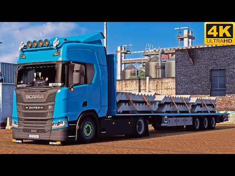 [G29] ETS2 (4K 60FPS) | PROMODS | SCANIA R500 | LUXEMBOURG 🇱🇺 - NORWICH 🇬🇧