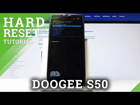 How to Hard Reset DOOGEE S50 – Wipe Data / Screen Lock Removal
