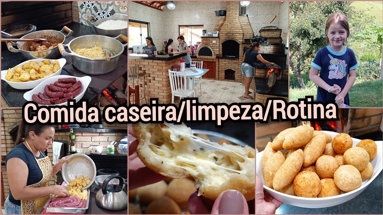 BOLINHA DE QUEIJO MINEIRA PRO CAFÉ DA MANHÃ/DANDO UM TRATO NA COZINHA/COMIDA DO DIA E VISITINHA😍