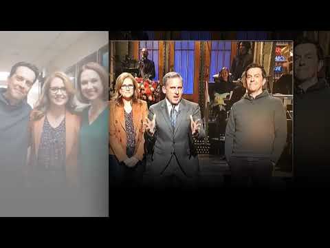 Steve Carell Office reunion during Saturday Night Live opening monologue