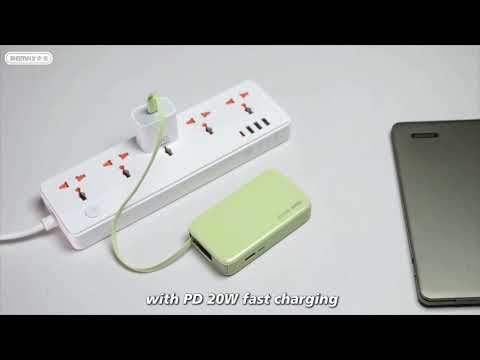 Повербанк Remax FCP-25 10000 mAh 22.5W (with cable Type-C) Grey