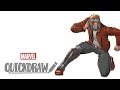 Watch Star-Lord come to life - Marvel Quickdraw
