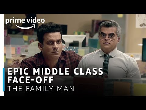 Manoj Bajpayee Vs. Atul Khatri | Epic Middle class Face-off | The Family Man | Amazon Prime Video