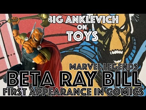 Marvel Legends Beta Ray Bill and His First Appearance in Thor Comics in The Ballad of Beta Ray Bill