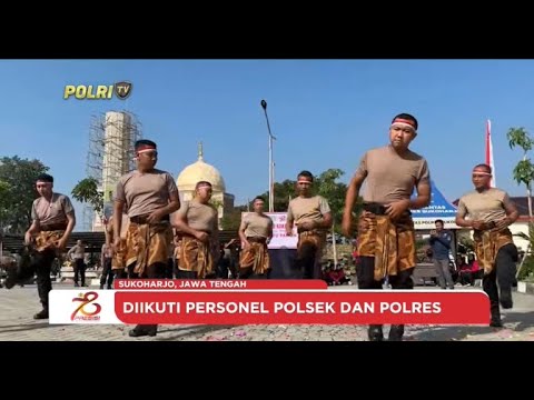 POLRES SUKOHARJO GELAR LOMBA MENARI