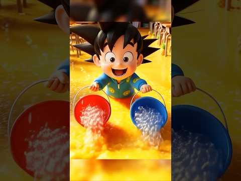 Goku VA a la Escuela LLENA de JUGO DE PIÑA!