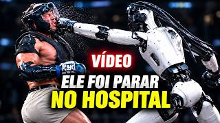 HOMEM LUTA contra ROBÔ MAIS EVOLUIDO do MUNDO e VAI PARAR NO HOSPITAL ( 2ª LUTA )