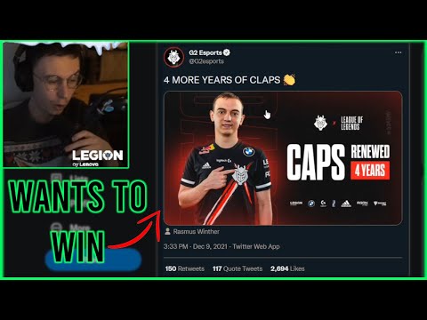 Caedrel Reacts To CAPS Signing For 4 YEARS With G2
