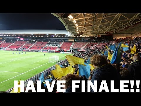 SFEERIMPRESSIE VAN AZ-CAMBUUR HALVE FINALE KNVB BEKER (UITVAK)