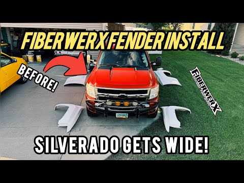 Installing FiberwerX fenders— episode one of two.