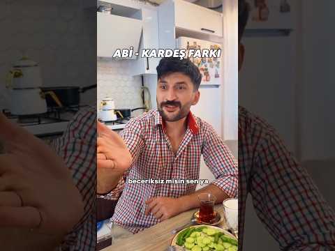 Abi olunca vs kardeş olunca #aile #komik