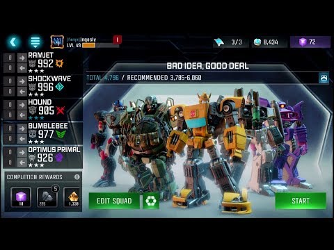 Hound Spotlight (Hard) - 3.2 - Three Star Outcasts Gameplay! - Transformers: Forged to Fight