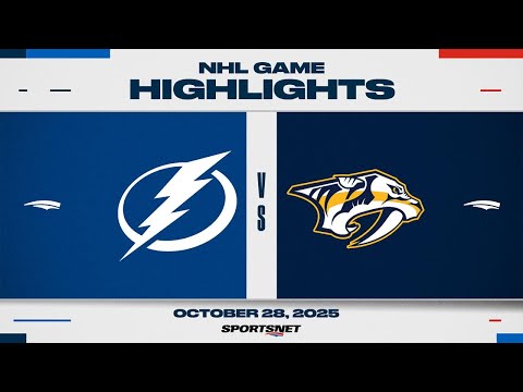 NHL Highlights | Lightning vs. Predators - October 28, 2025