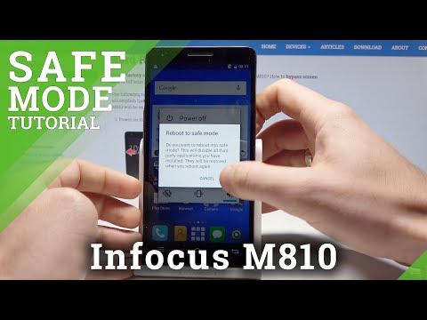 Safe Mode InFocus M810 -  How to Enter / Exit Safe Mode