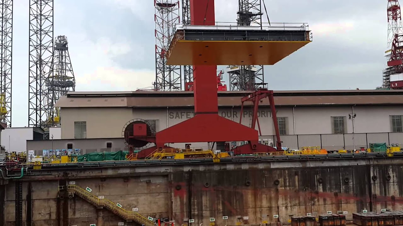 First Block of PV DRILLING VI to Drydock (Feb. 17, 2014)