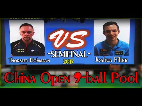 ⋆Thorsten Hohmann -vs- Joshua Filler⋆ SEMIFINAL China Open 9-ball Pool 2017⋆