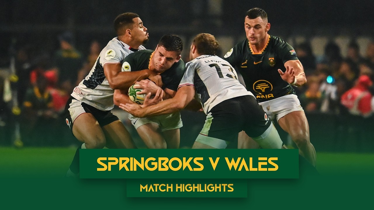Springboks vs Wales | Extended Highlights | 18 July 2026