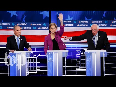 民主黨候選人在內華達州辯論中猛烈抨擊邁克-布隆伯格。 (Democratic candidates hammer Mike Bloomberg at Nevada debate)