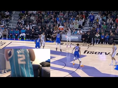 LAMELO BALL'S BIGGEST FAN REACTS TO HIS 50 POINT GAME | BUCKS vs HORNETS