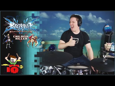 BlazBlue Continuum Shift - Childish Killer On Drums!