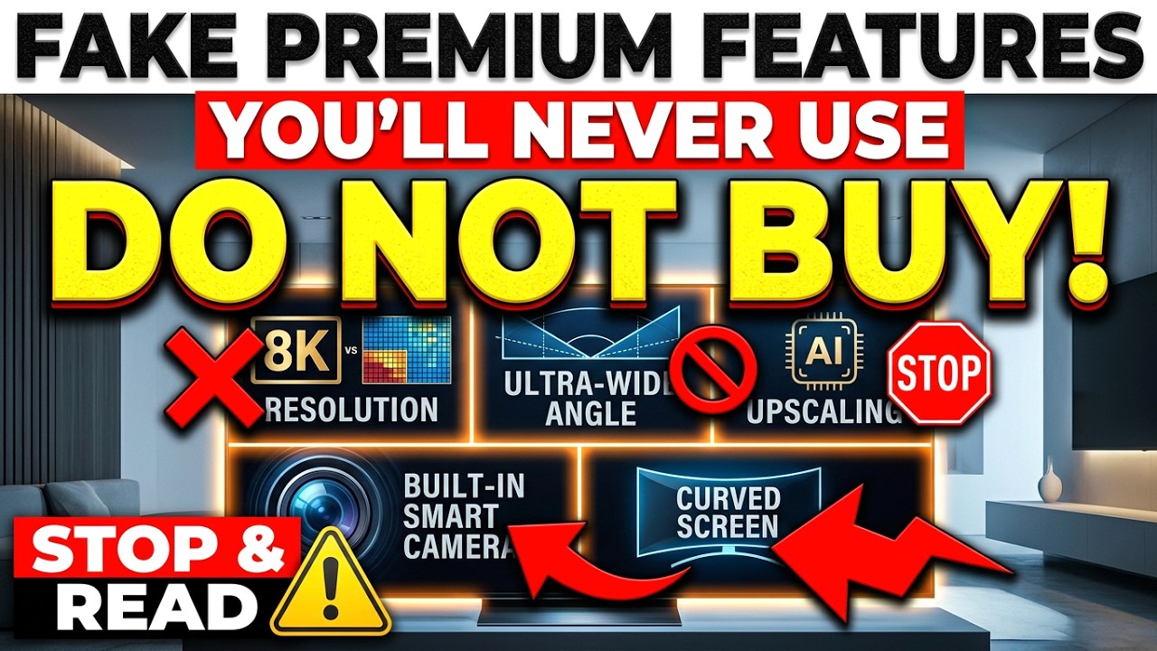 WARNING: These 5 TV Features Sold as Premium — That You Will Literally Never Use