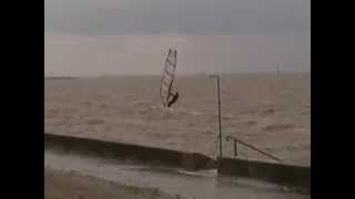 preview picture of video 'Windsurfen in Wremen'