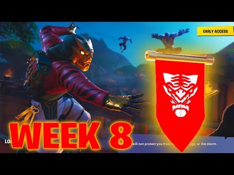 WEEK 6 SECRET BANNER SEASON 8 LOCATION GUIDE! - Fortnite Find the Secret Banner in Loading Screen 6
