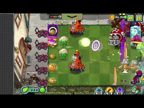 Plants vs Zombies 2 gameplay - Piñata Party - 5/8/2021