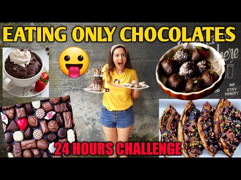 I Ate Only CHOCOLATE For 24 Hours Challenge🍫 Mazaa Aa Gaya 😉