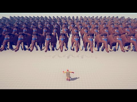 SAITAMA vs MAMMOTHS HORDE - Totally Accurate Battle Simulator