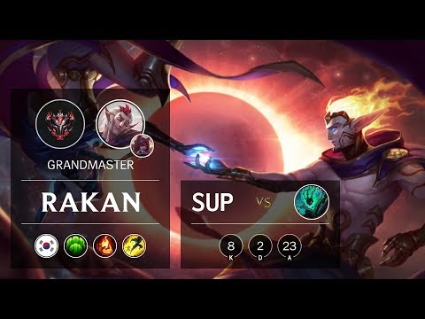 Rakan Support vs Thresh - KR Grandmaster Patch 9.7
