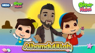Download lagu [NO INSTRUMENTS] Omar & Hana ft SIEDD | Alhamdulillah | Islamic cartoon mp3