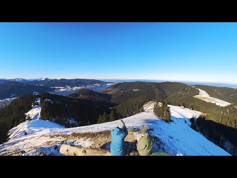 Winterwandern am Tegernsee - Über den Riederstein auf die Baumgartenschneid mit Panoramablick