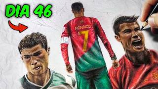 I spent 50 DAYS drawing CRISTIANO RONALDO...