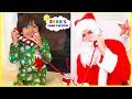 Real Santa Claus Calling Ryan and Family Fun Kids decorating Christmas Tree!!!