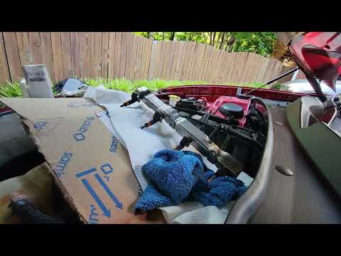 How to change fuel injector in a 5.7 litter dodge charger RT