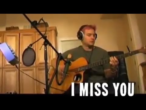 blink-182 recording "I Miss You"
