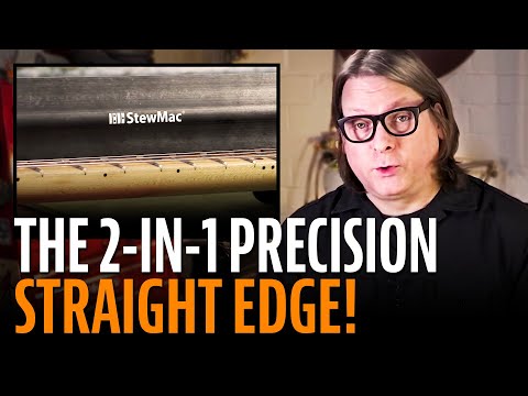 Guitar Straight Edge - Notched + 2-in-1 Precision Luthiers Tool