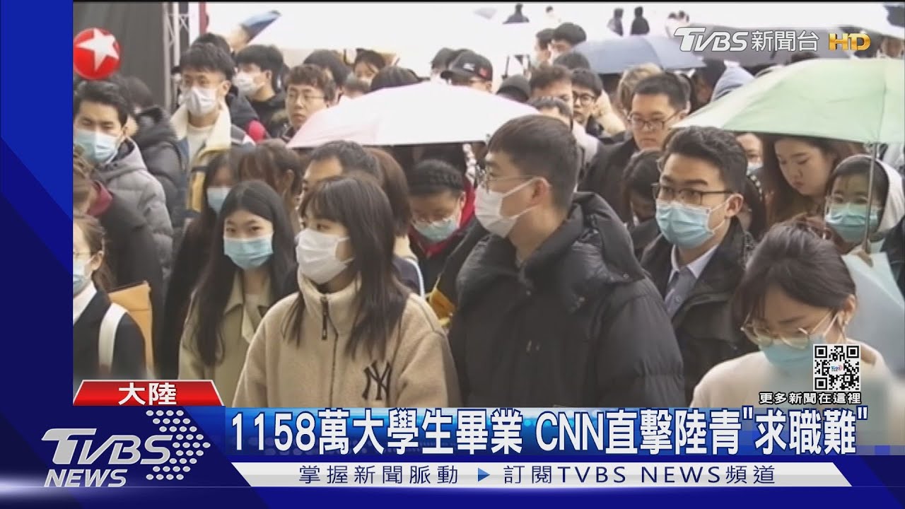 1158萬大學生畢業 CNN直擊陸青「求職難」