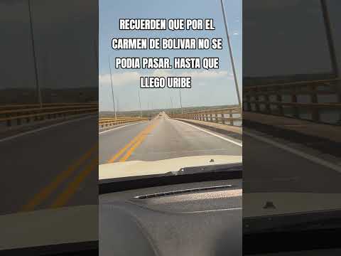 cuando no estaba uribe, no se podía pasar por el carmen de bolívar