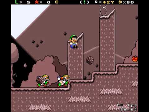 SMW Custom Level Sticky Choco Canyon
